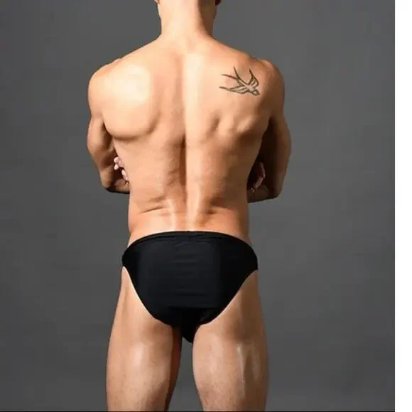 Andrew Christian Wrap Buckle Bikini Black Large - Picture 12 of 13